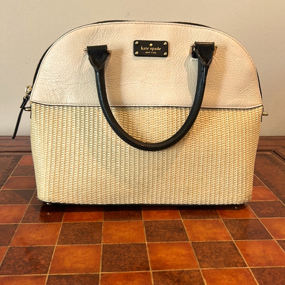 Kate Spade basket weave purse.